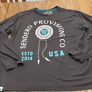 Gray Long Sleeve T Shirt